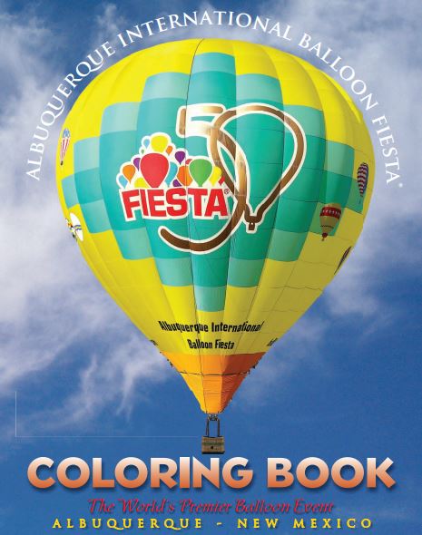 50th Coloring Book | Balloon Fiesta Stuff