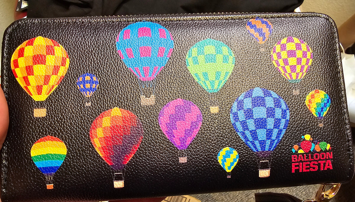 Balloon Fiesta Zippered Wallet