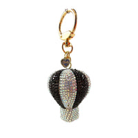 Load image into Gallery viewer, Rhinestone Hot Air Balloon Bag Charm
