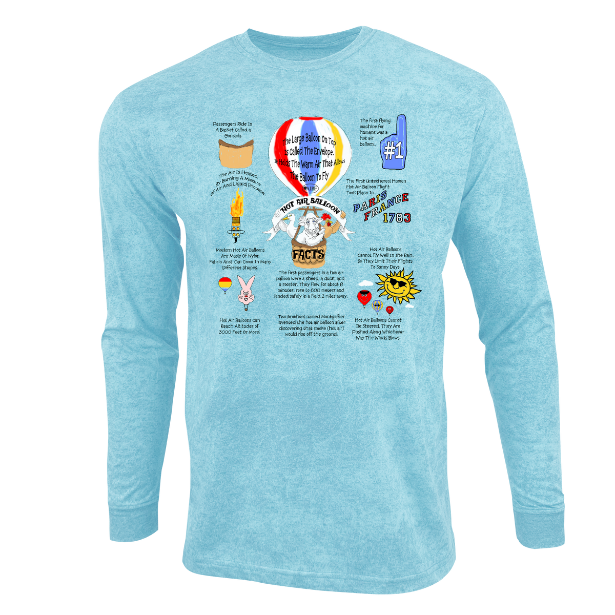 Youth Tee LS- balloon Facts