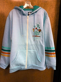 Load image into Gallery viewer, Full Zip Blue Stripe Hoodie
