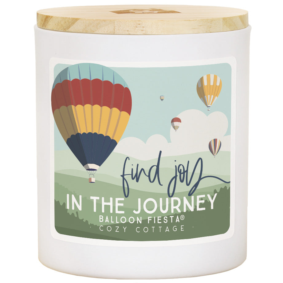 Balloon Fiesta Custom Candle