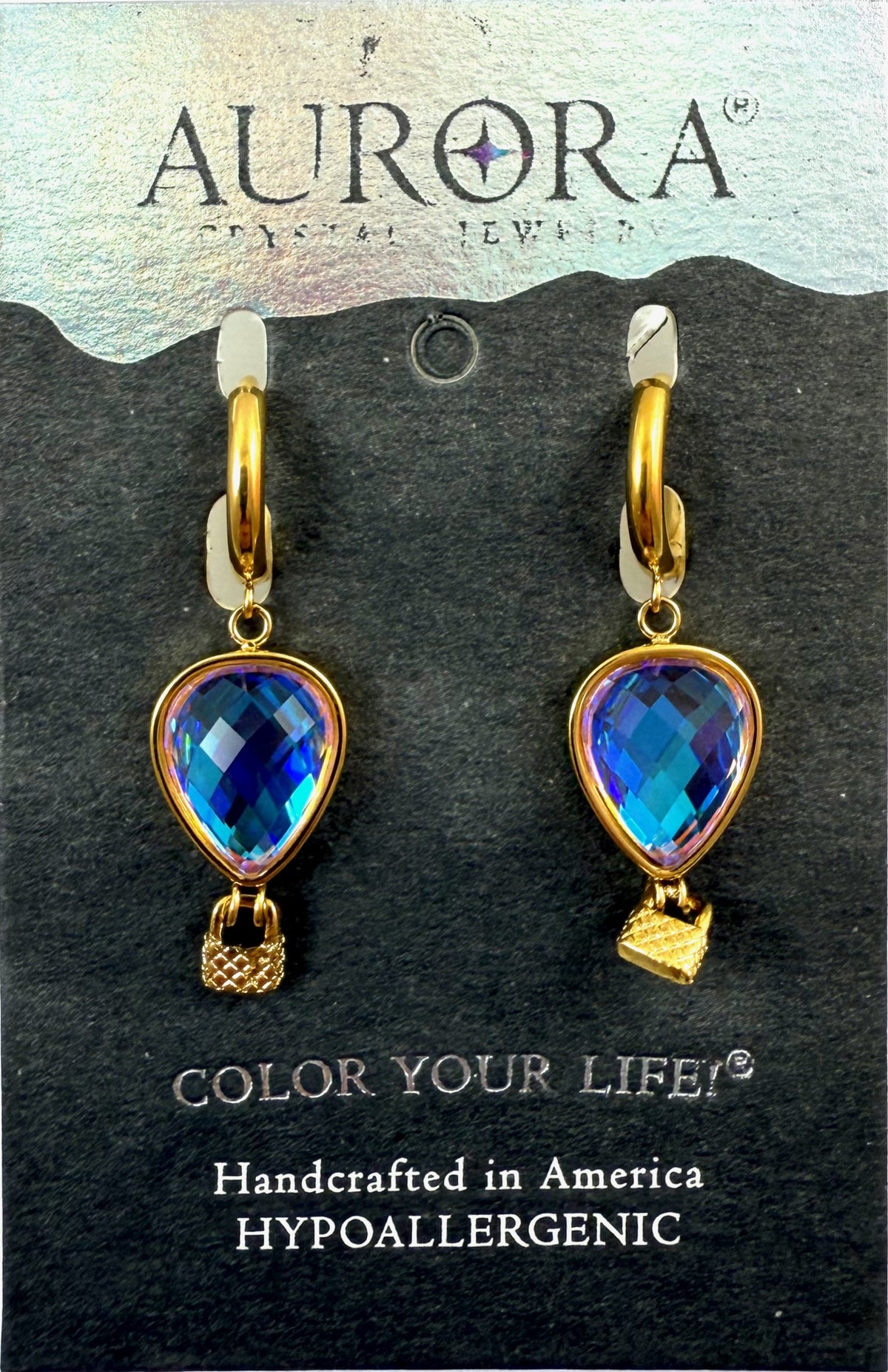 Aurora Gold Balloon Earrings