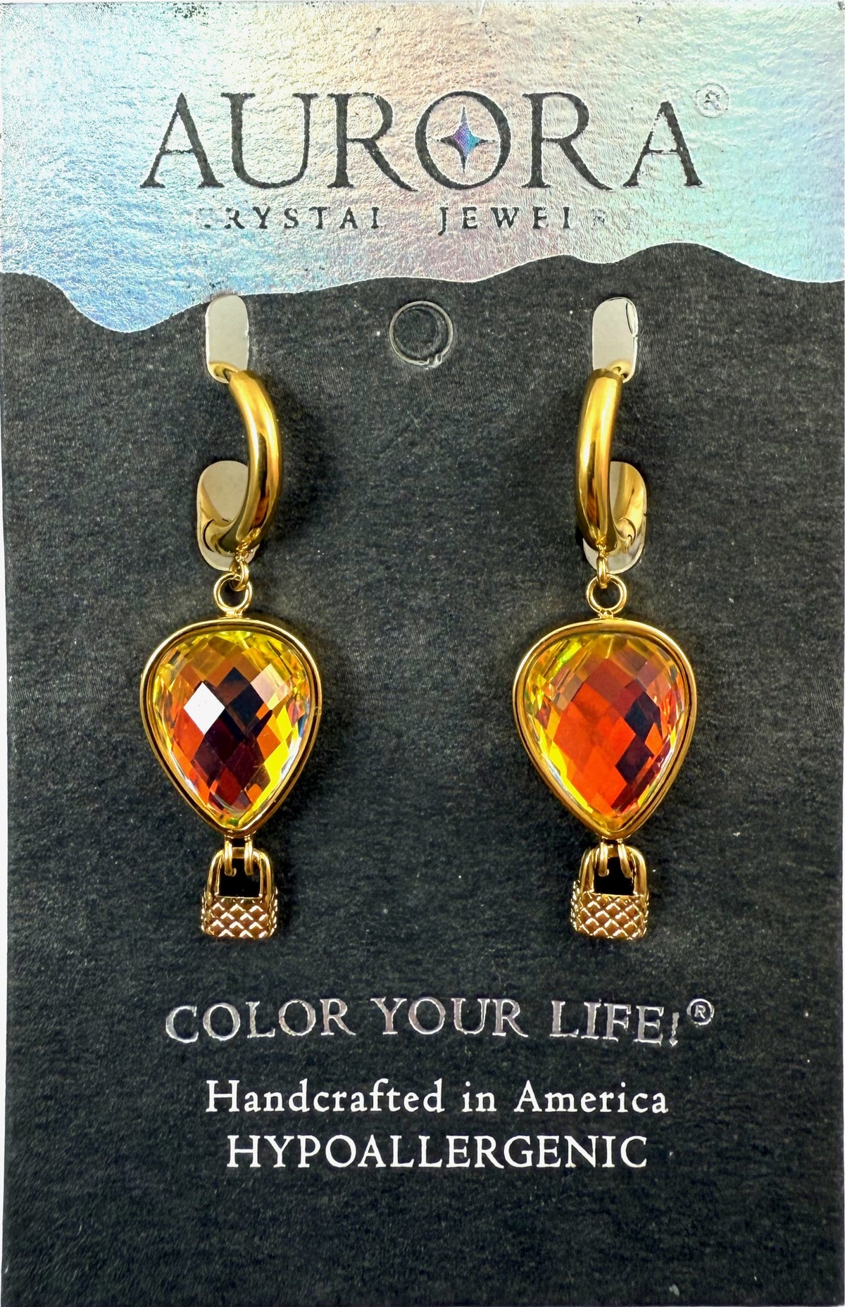 Aurora Gold Balloon Earrings