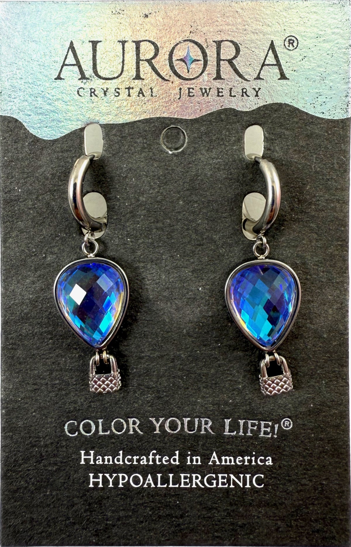 Aurora Silver Balloon Earrings