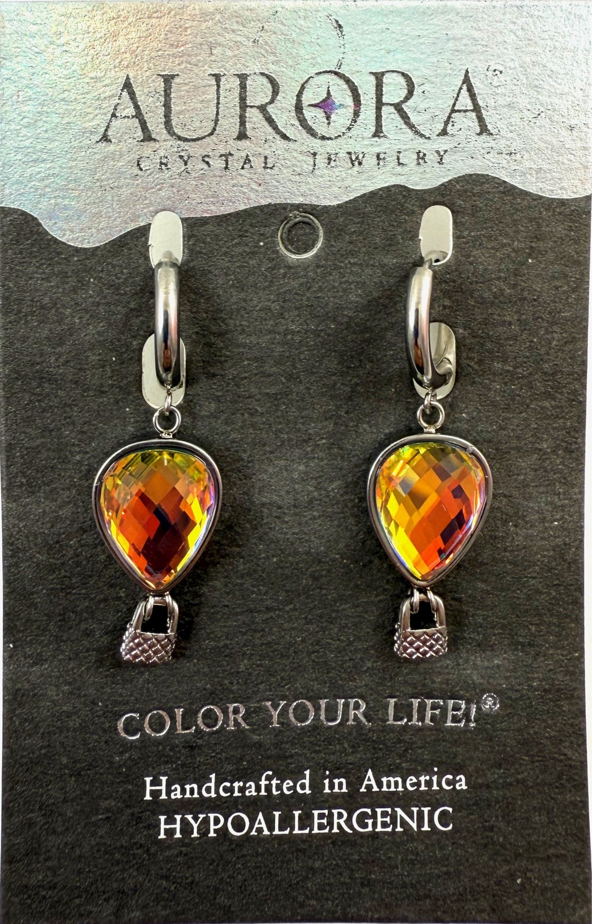 Aurora Silver Balloon Earrings
