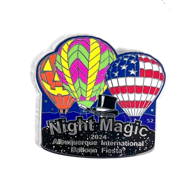 2024 Night Magic Pin | Balloon Fiesta Stuff