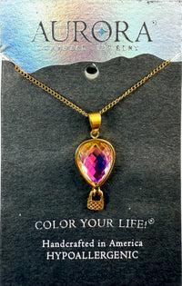 Load image into Gallery viewer, Aurora Gold Balloon Pendant
