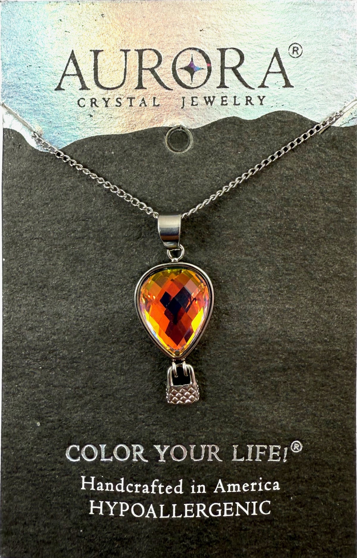 Aurora Silver Balloon Pendant
