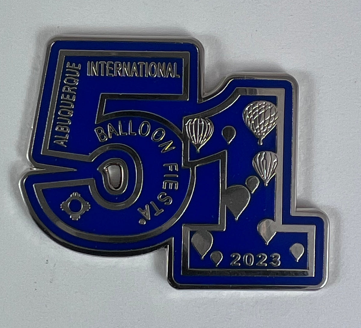 51st Year Blue Pin