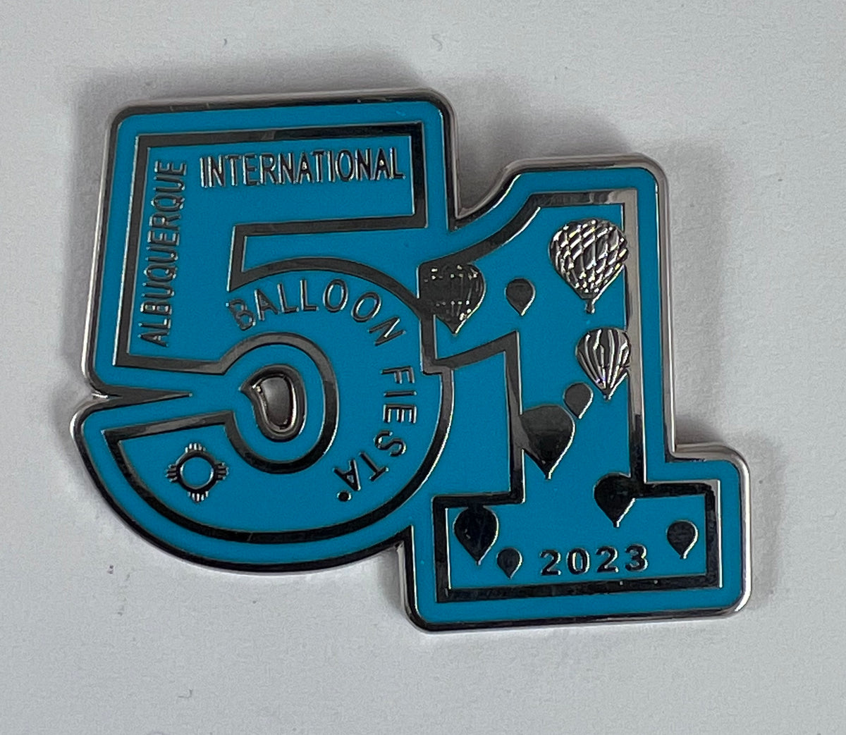 51st Year Turquoise Pin