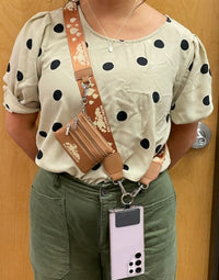 Load image into Gallery viewer, Balloon Fiesta Cell Phone Strap With Pouch
