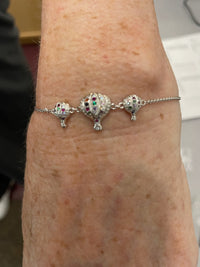 Load image into Gallery viewer, 3 Balloon Multicolor Bolo Bracelet
