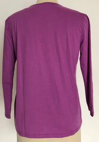 Load image into Gallery viewer, Ladies Glass Shard Balloon LS Tee
