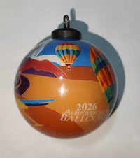 Load image into Gallery viewer, 2026 Hand Painted Glass Ornament

