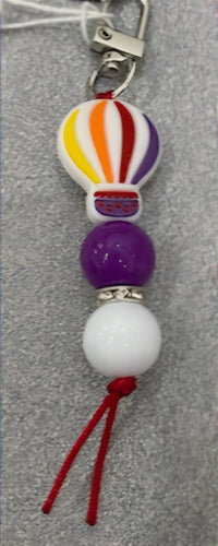 Load image into Gallery viewer, Bead Balloon Keychain
