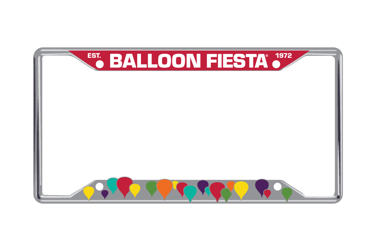 Balloon Fiesta License Plate Frame