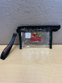 Load image into Gallery viewer, Clear Balloon Fiesta Wristlet
