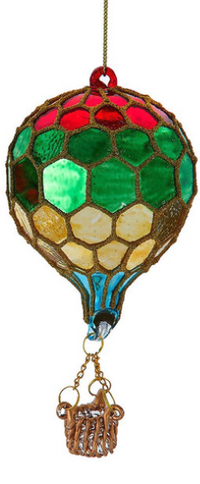 Load image into Gallery viewer, Mosaic Hot Air Glass Ornaments
