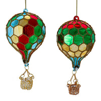 Load image into Gallery viewer, Mosaic Hot Air Glass Ornaments
