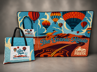 Load image into Gallery viewer, Scenic Route Picnic Tote Blanket
