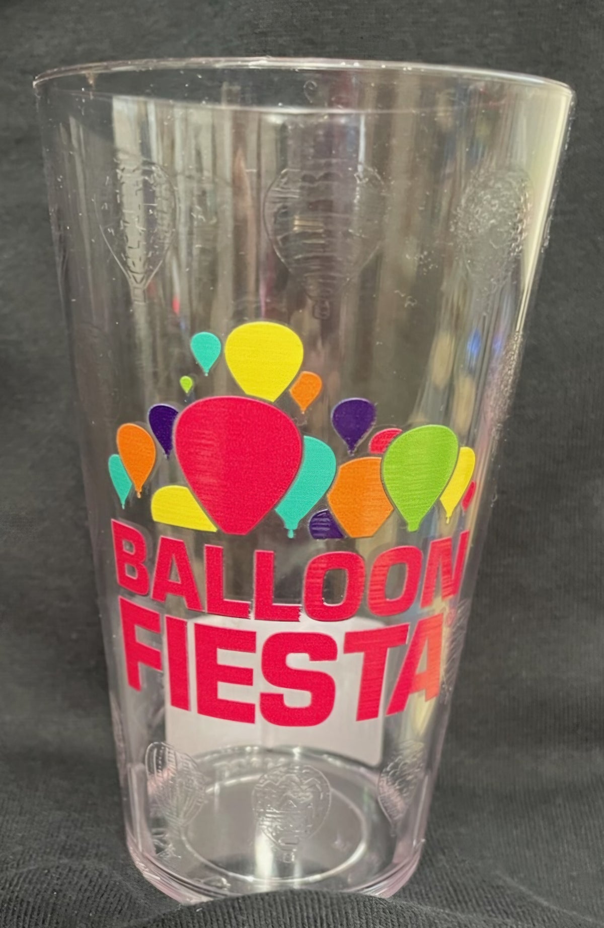 16oz Balloon Fiesta Plastic Pint Glass