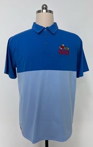 Load image into Gallery viewer, Balloon Fiesta Blue Polo

