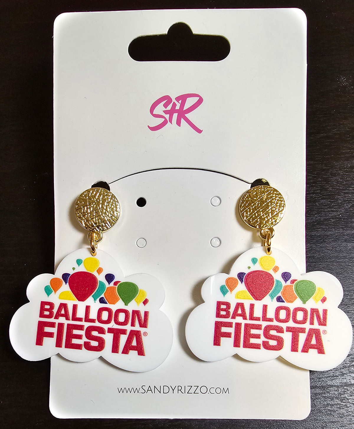 Resin Balloon Fiesta Dangle Earrings