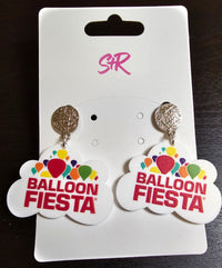 Load image into Gallery viewer, Resin Balloon Fiesta Dangle Earrings
