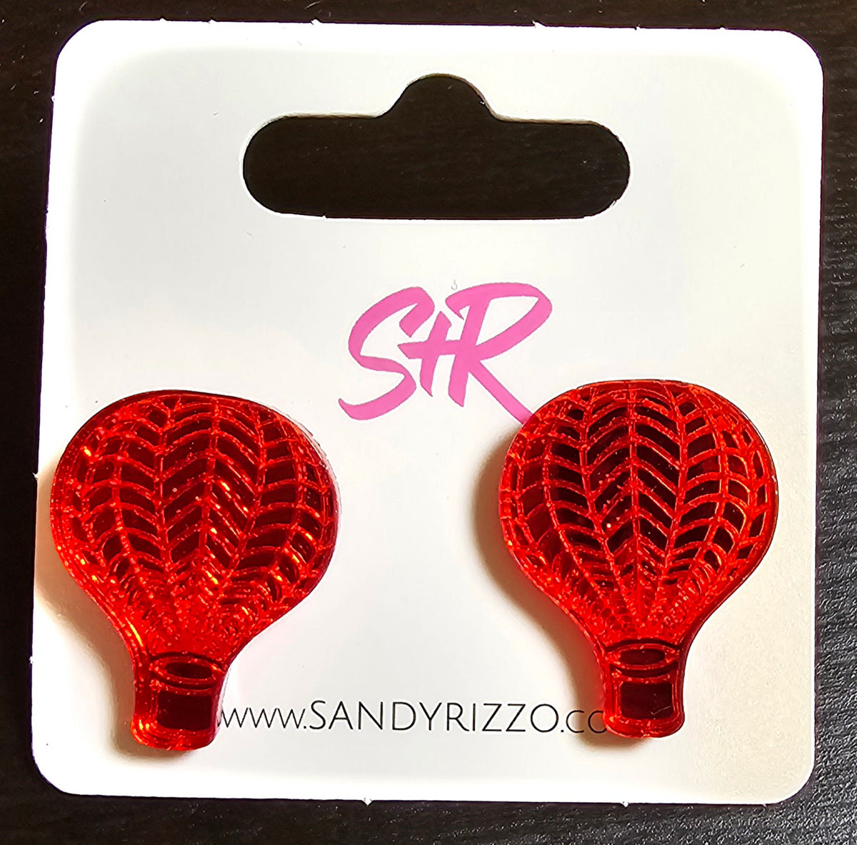 Resin Balloon Stud Earrings