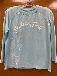 Load image into Gallery viewer, 2025 Ladies Blue Slub LS
