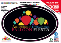 Load image into Gallery viewer, Balloon Fiesta Oval Sticker
