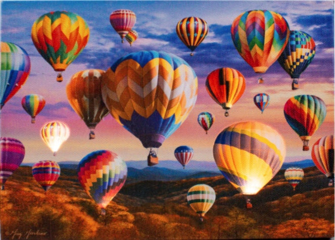 Custom Balloon Fiesta Tabletop Horizontal Canvas