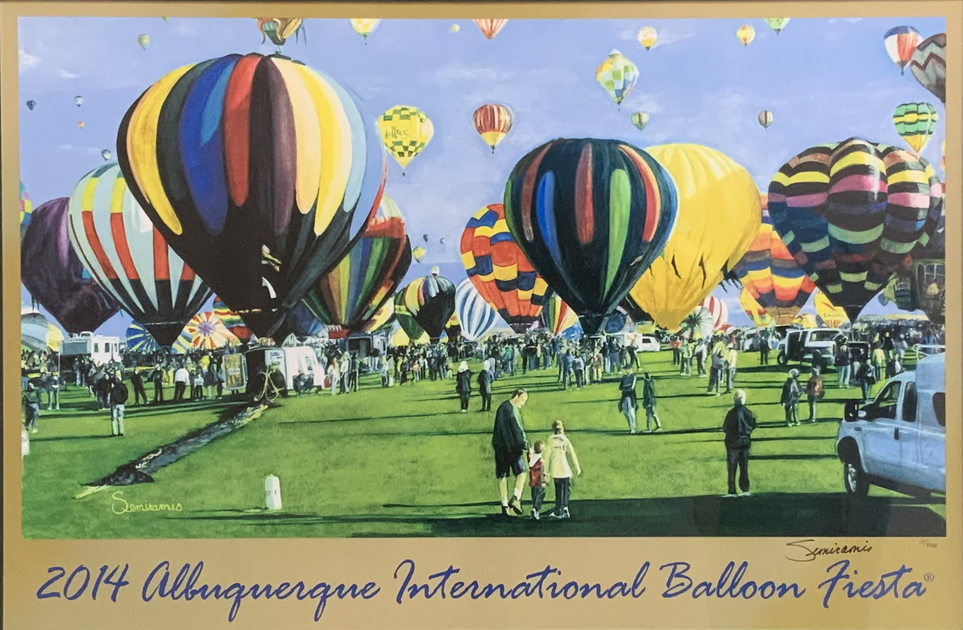 2014 Official Balloon Fiesta® Poster Signed Balloon Fiesta Stuff